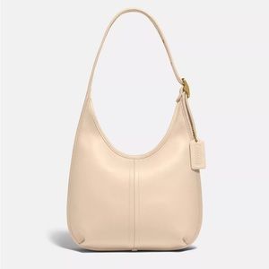 COACH ERGO SHOULDER BAG BRASS AND IVORY COLOR